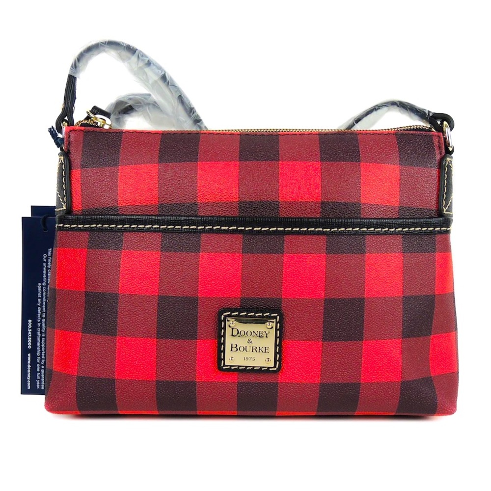 Authentic Downey & Bourke Crossbody Buffalo Check Plaid Bag New Without Tags!